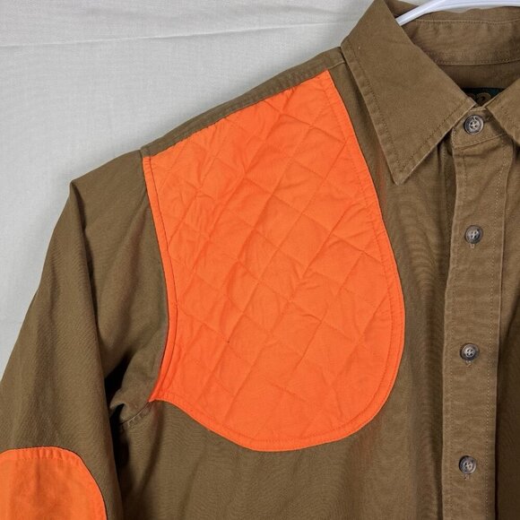 Sierra Trading Post Shirt Men’s Large Hunting Shooting Shoulder Pad Button Up - Picture 3 of 10